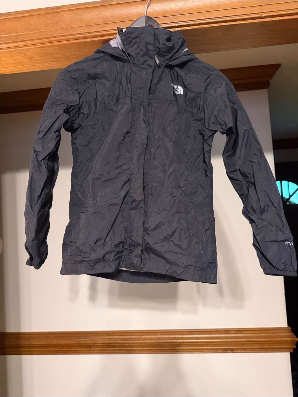 The North Face Black Hooded Lightweight Shell Jacket